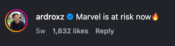ardroxz: Marvel is at risk now